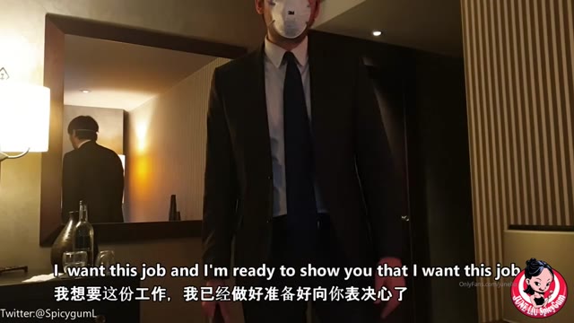 刘玥合集-迟到惩罚第一天上班，老板性感制服诱惑，冰冷铁链锁住他，疯狂鞭挞，口交惩罚，直到他跪地求饶